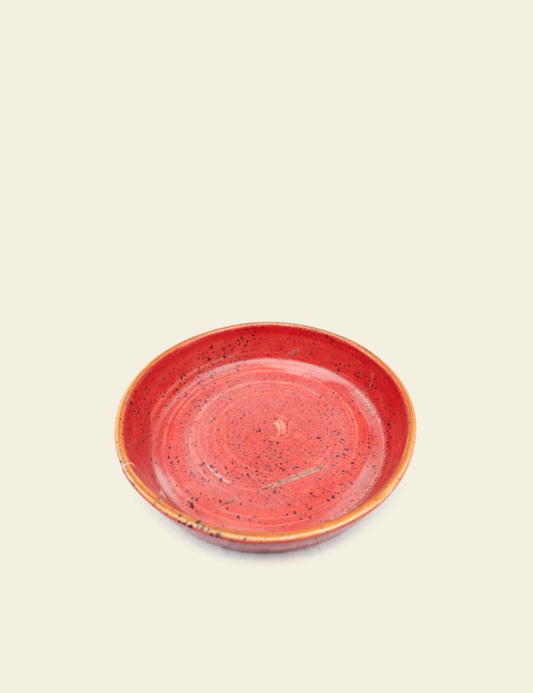 Terracotta Orange Hampton Plate