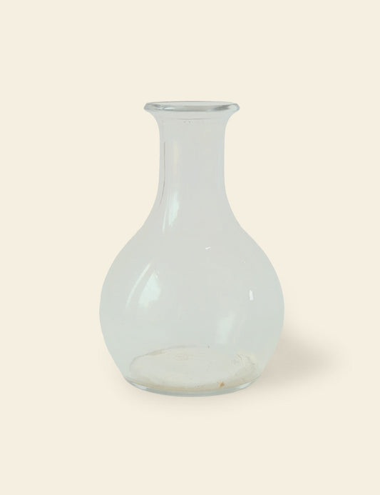 Transparent Round Glass Flask