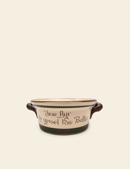 Vintage Aller Vale Motto Ware Butter Dish