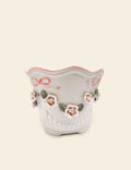 Vintage Belleek Style Porcelain Planter