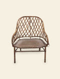 Vintage Brown Rattan Chair