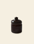 Vintage Black Glaze Crock