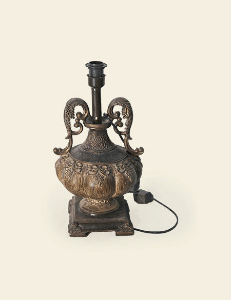 Vintage Maitland-Smith Bronze Royal Lamp