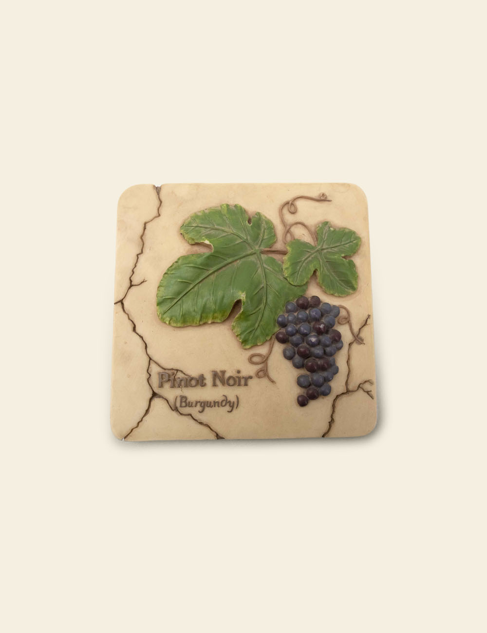 Vintage Resin 3D Grape Wine Plaque