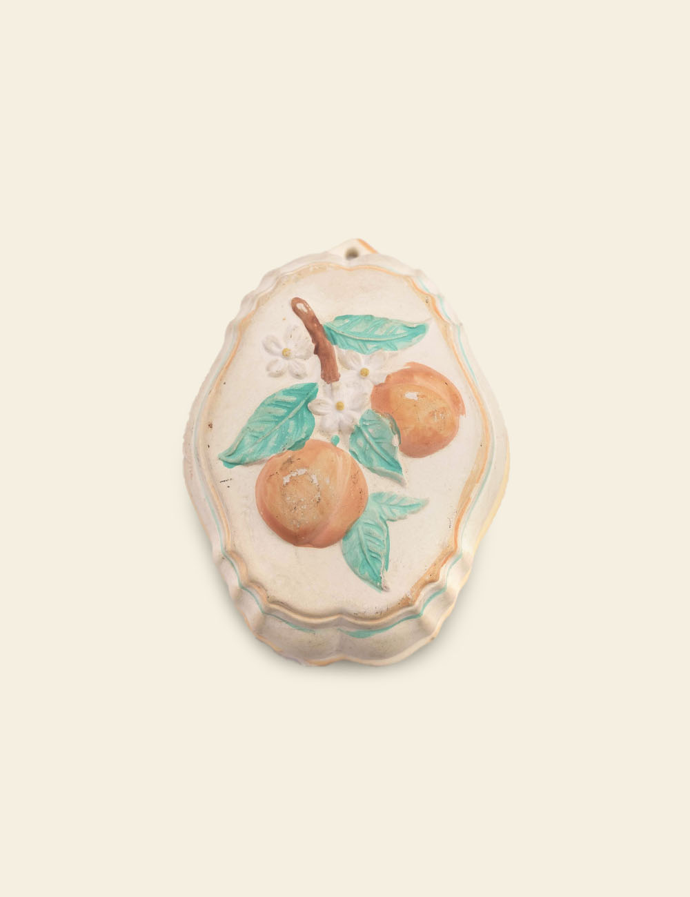 Vintage Ceramic Fruit Wall Decoration