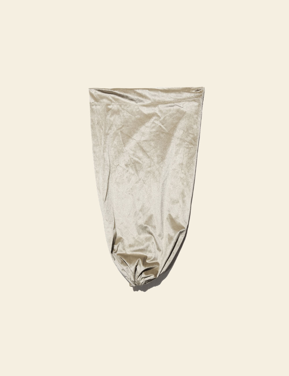 Warm Brown-Grey Velvet Back Rest Cover