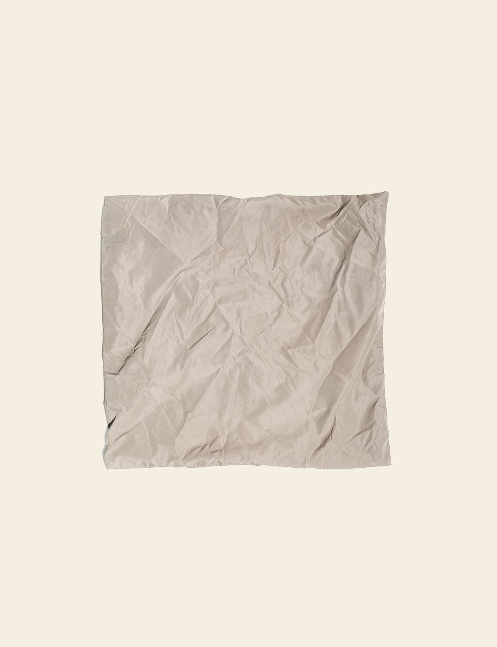 Warm Grey Silk Cushion Cover