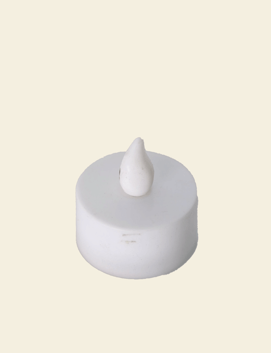 White Plastic LED Candle