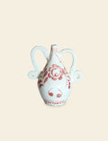 Wine and Baby Pink Vaisselle Amphora Vase