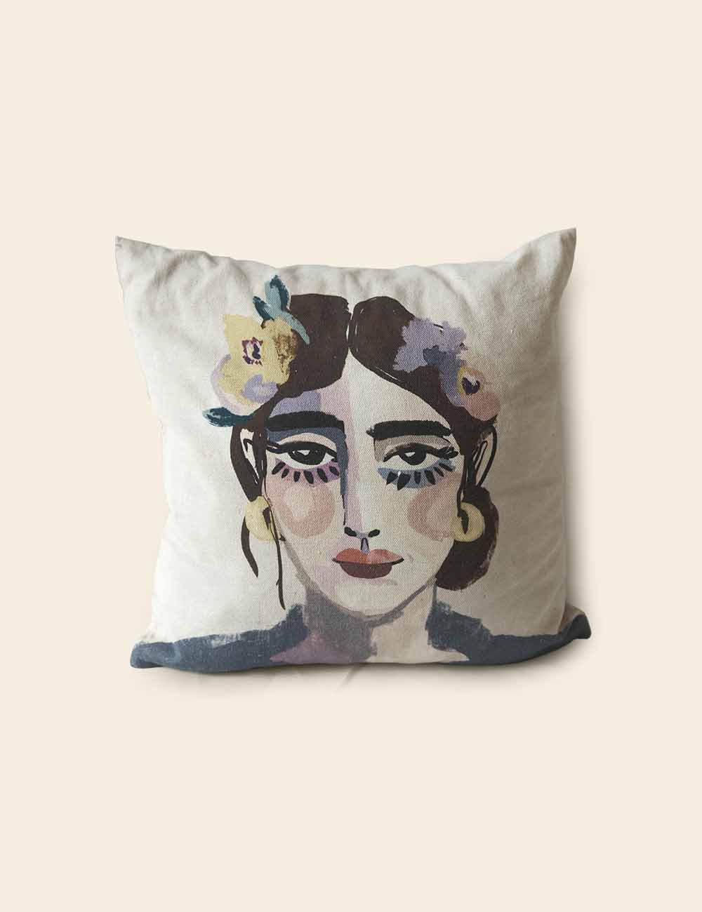 Women Illustrated Cushion
