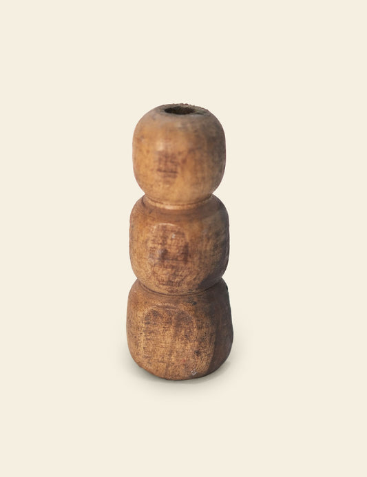 Wood Mini Candlestick