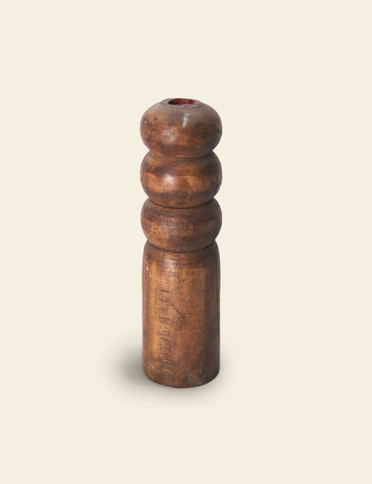 Wood Mini Candlestick