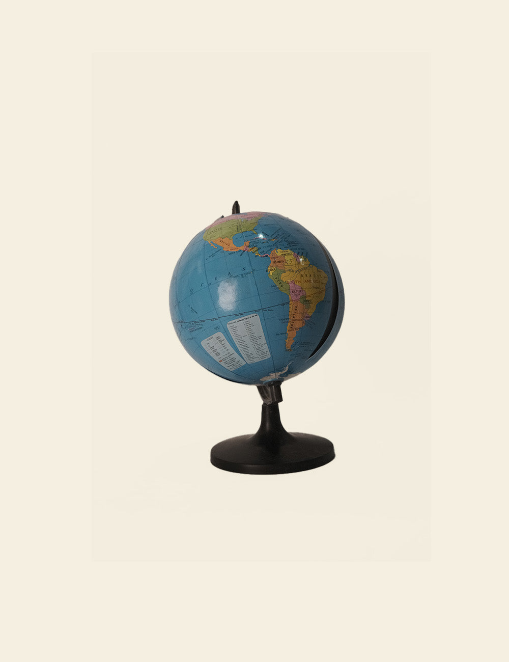 Vintage World Globe