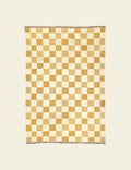 Yellow Checkered Rug