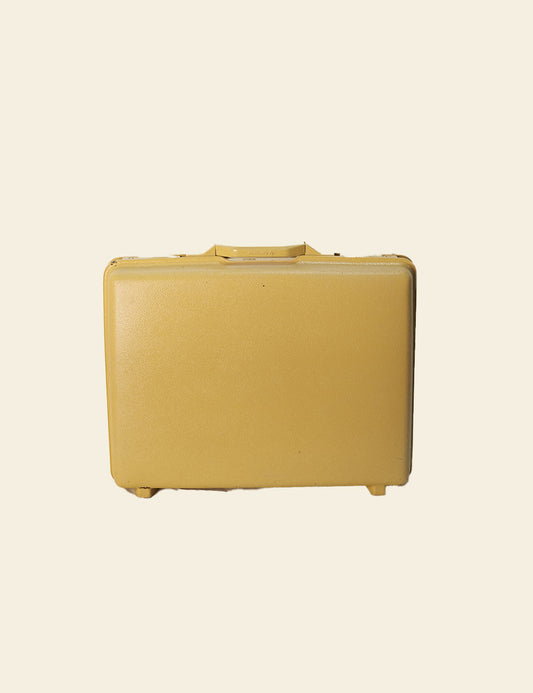 Vintage Yellow Suitcase