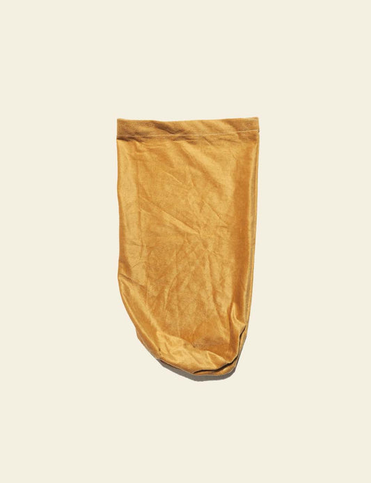 Yellow Velvet Back Rest Cover